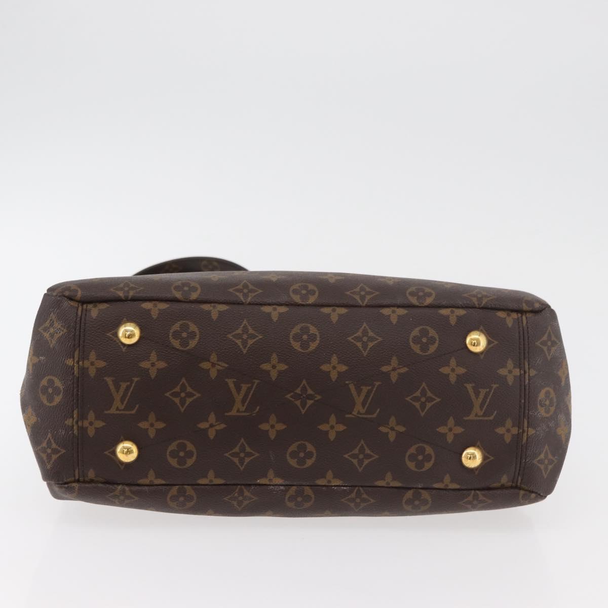 LOUIS VUITTON Monogram Pallas MM Hand Bag 2way Red M41175 LV Auth BA12249A