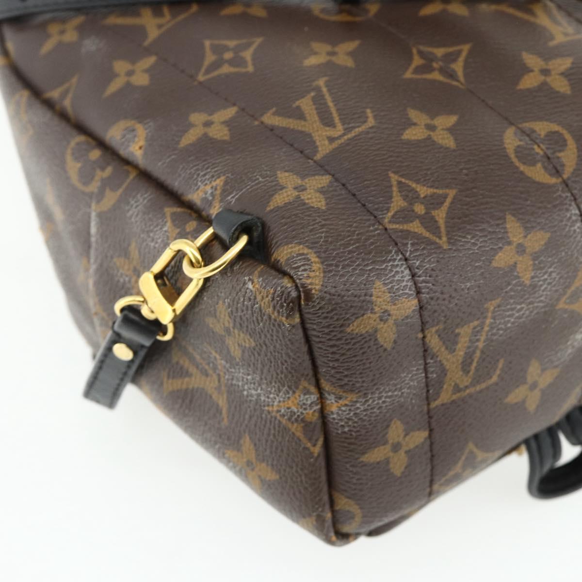LOUIS VUITTON Monogram Palm Springs MINI Backpack M44873 LV Auth BA12251A