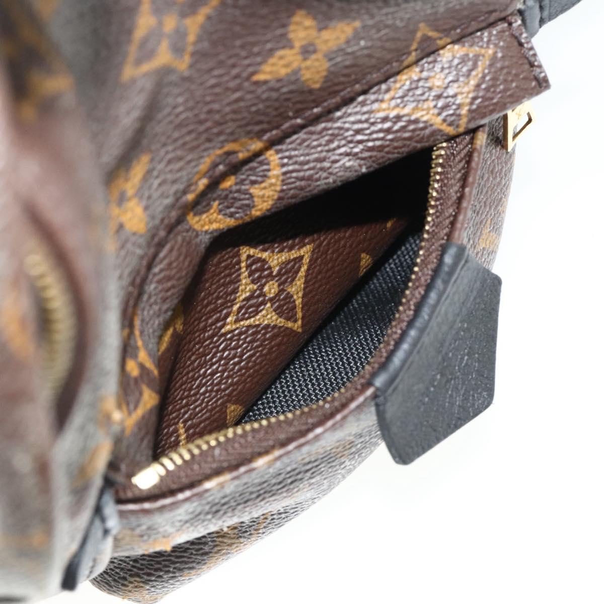 LOUIS VUITTON Monogram Palm Springs MINI Backpack M44873 LV Auth BA12251A