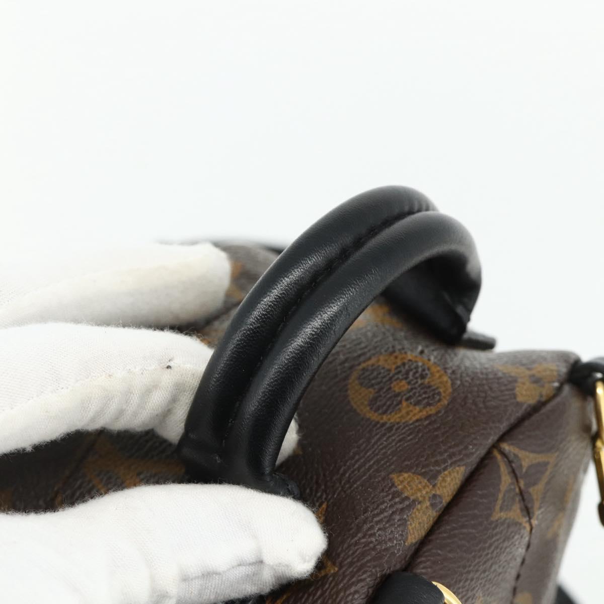 LOUIS VUITTON Monogram Palm Springs MINI Backpack M44873 LV Auth BA12251A