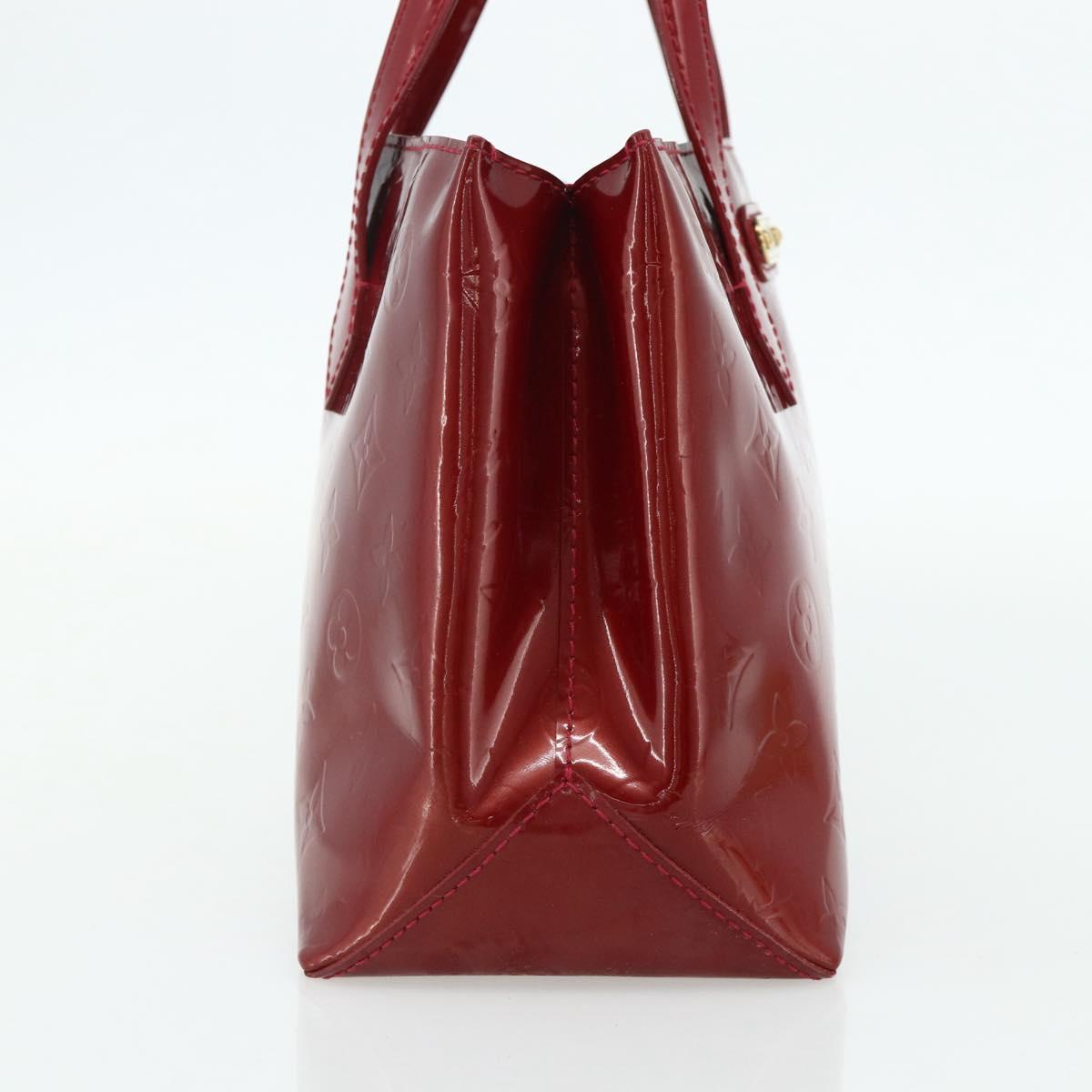 LOUIS VUITTON Monogram Vernis Wilshire PM Bag Pomme D'amour M93642 Auth BA12260