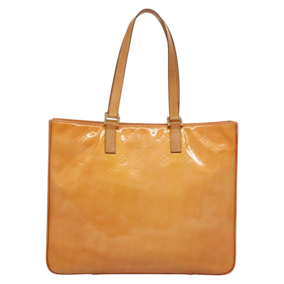 LOUIS VUITTON Monogram Vernis Columbus Bag Marshmallow Pink M91032 Auth BA1227