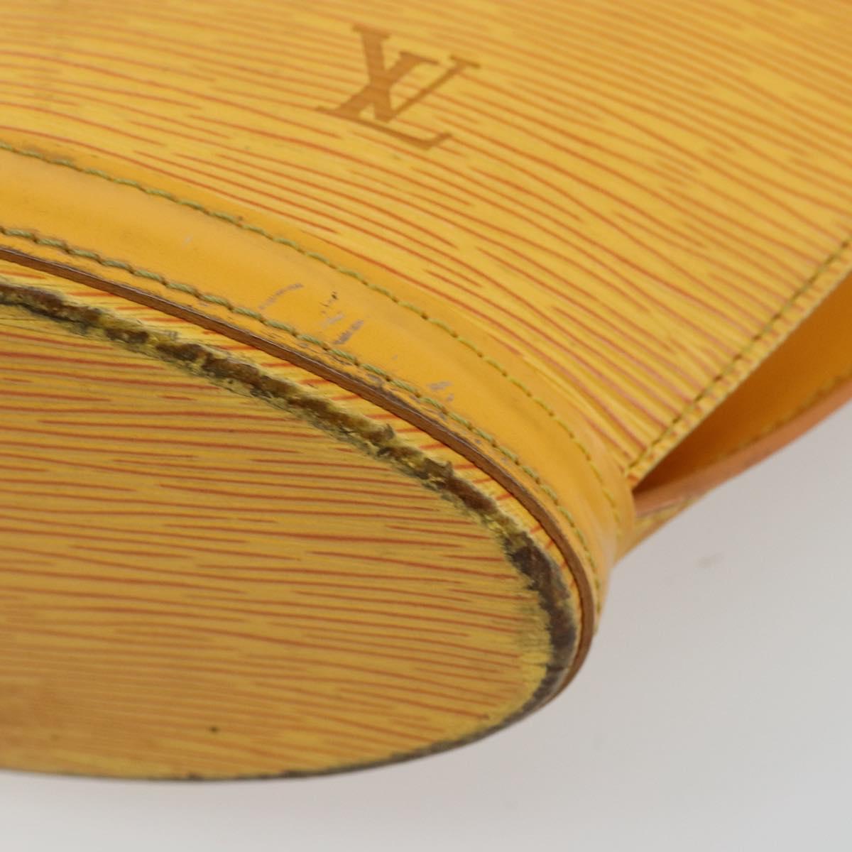 LOUIS VUITTON Epi Saint Jacques Hand Bag Yellow M52279 LV Auth BA12274