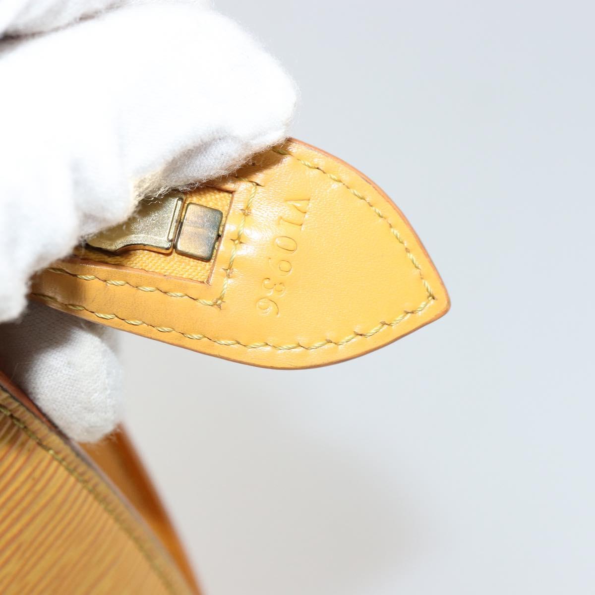 LOUIS VUITTON Epi Saint Jacques Hand Bag Yellow M52279 LV Auth BA12274