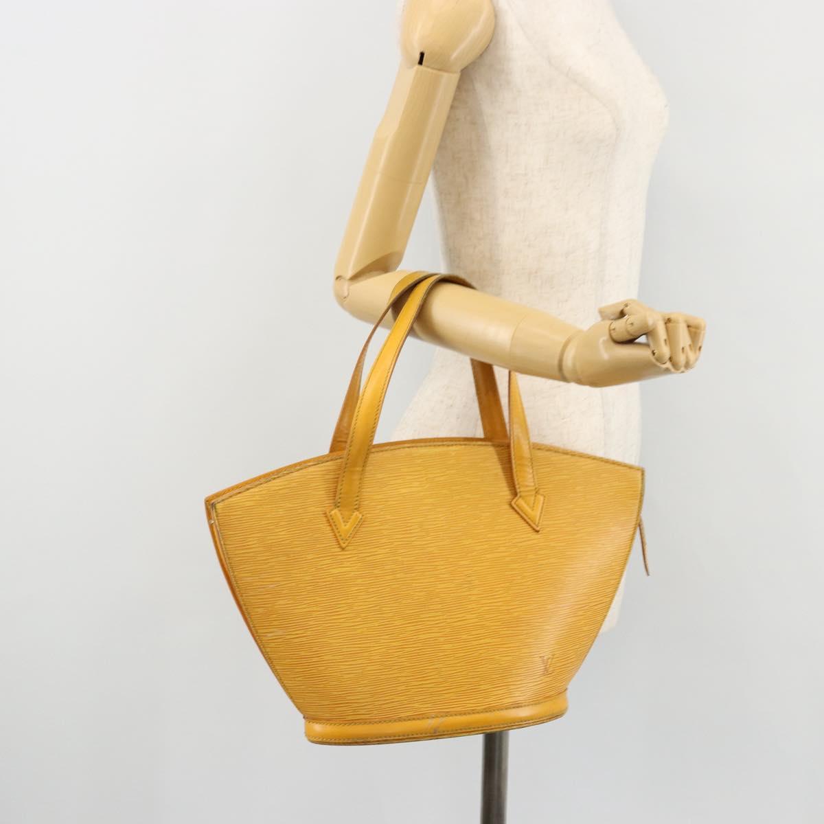 LOUIS VUITTON Epi Saint Jacques Hand Bag Yellow M52279 LV Auth BA12274