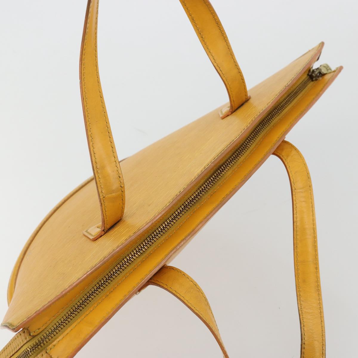 LOUIS VUITTON Epi Saint Jacques Hand Bag Yellow M52279 LV Auth BA12274