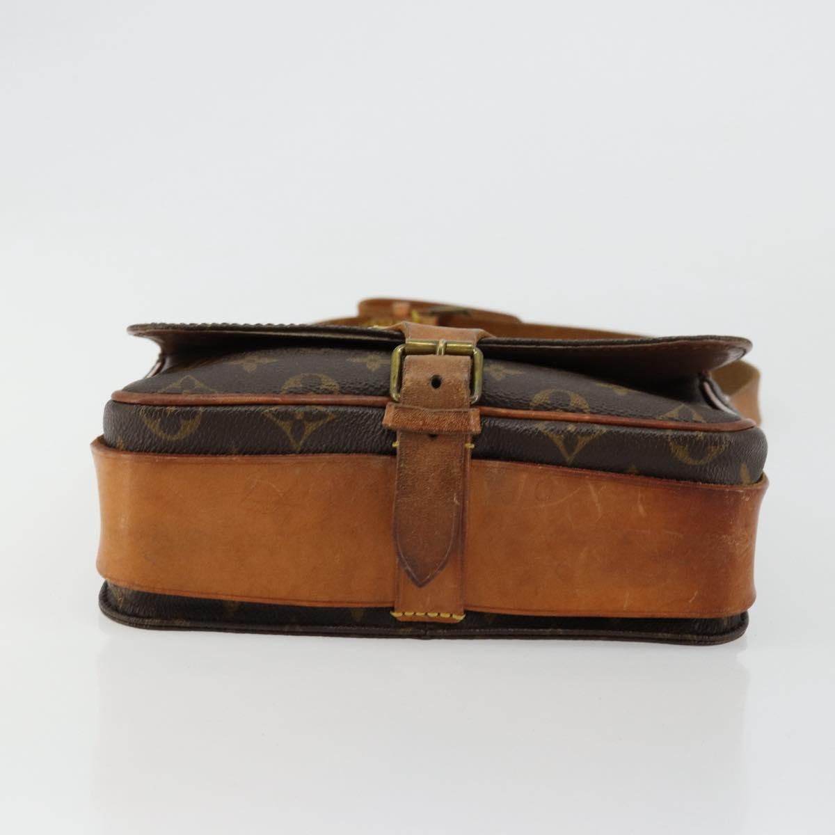 LOUIS VUITTON Monogram Cartouchiere MM Shoulder Bag M51253 LV Auth BA12277