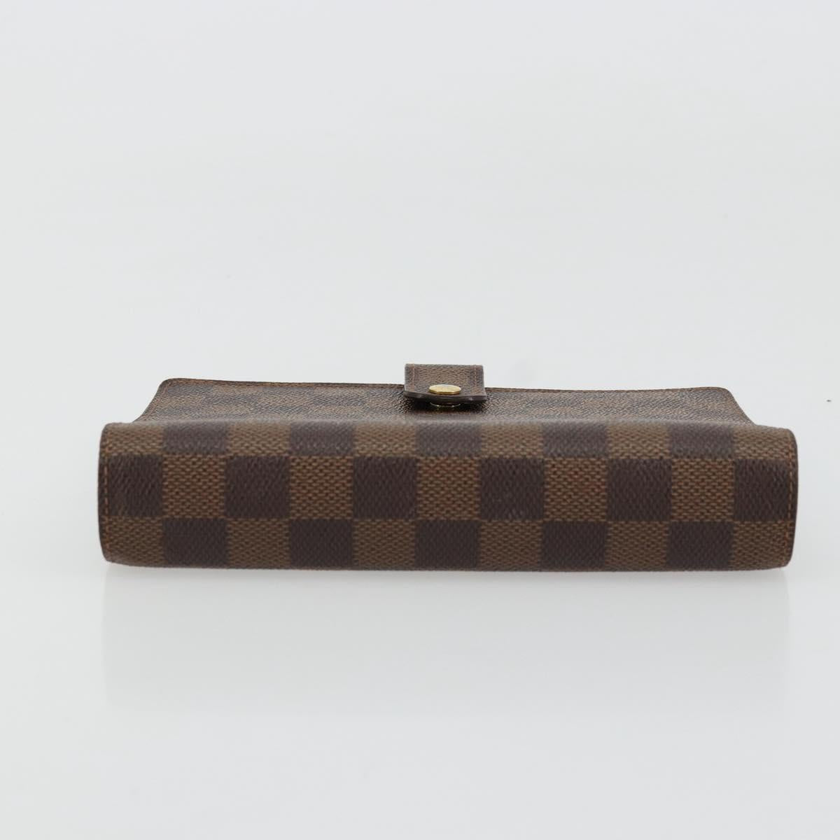 LOUIS VUITTON Damier Graphite Agenda MM Day Planner Cover R20242 LV Auth BA12280