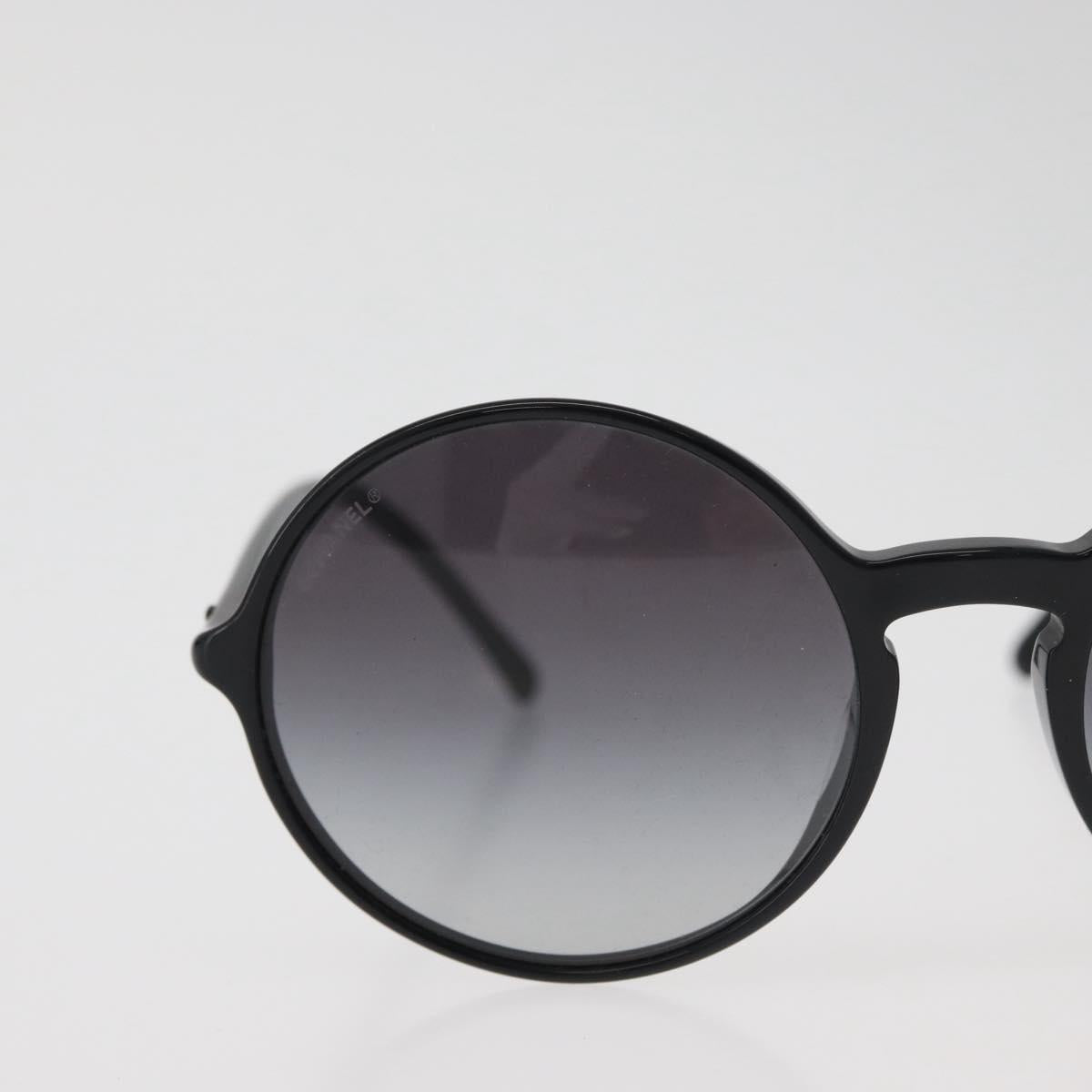 CHANEL Sunglasses plastic Black 5279-A CC Auth BA12282