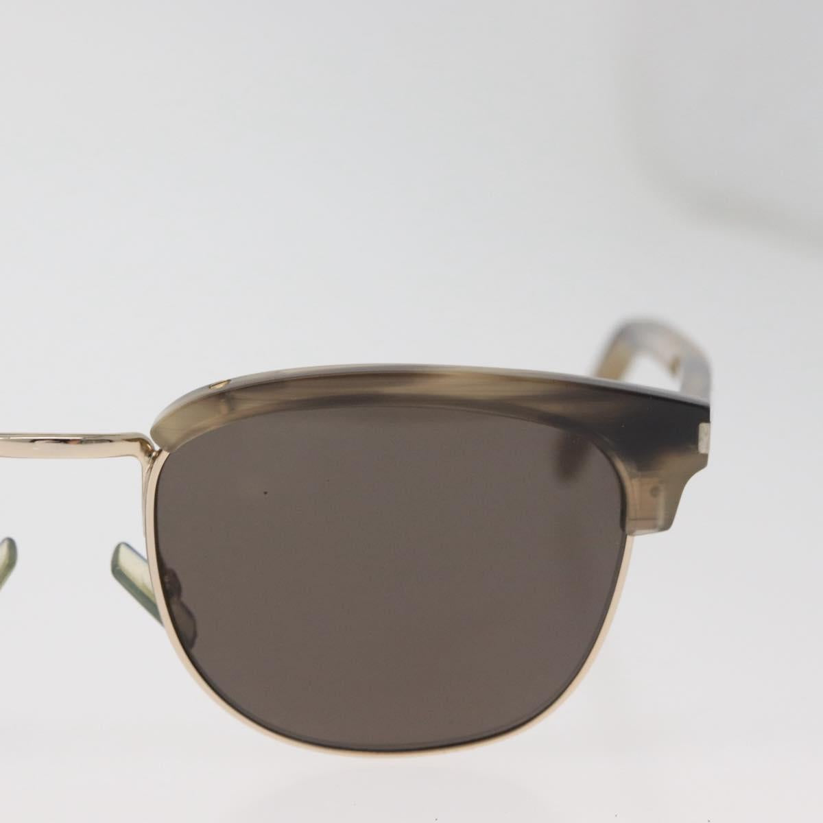 SAINT LAURENT Sunglasses plastic Beige SL5 Auth BA12284