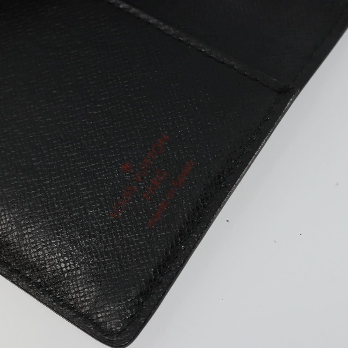 LOUIS VUITTON Epi Agenda PM Day Planner Cover Blue R20055 LV Auth BA12306