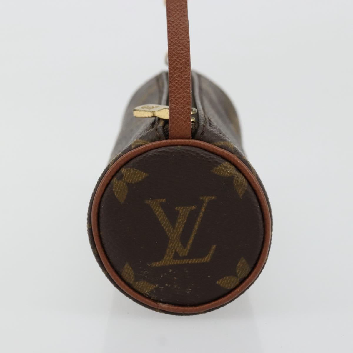 LOUIS VUITTON Monogram Papillon Pouch LV Auth BA12309