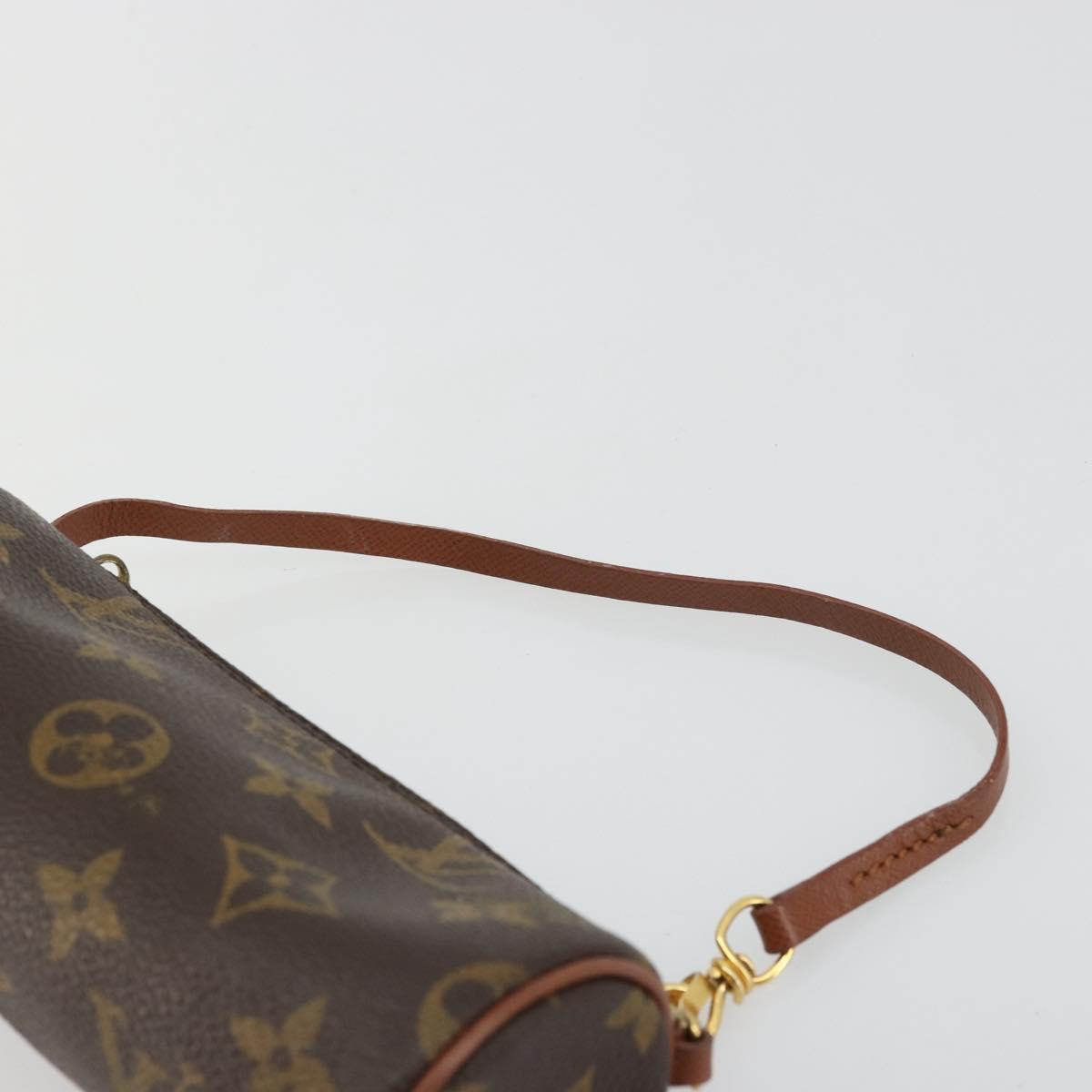 LOUIS VUITTON Monogram Papillon Pouch LV Auth BA12309