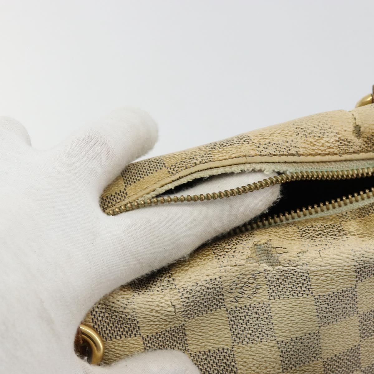 LOUIS VUITTON Damier Azur Totally PM Tote Bag N41280 LV Auth BA12320