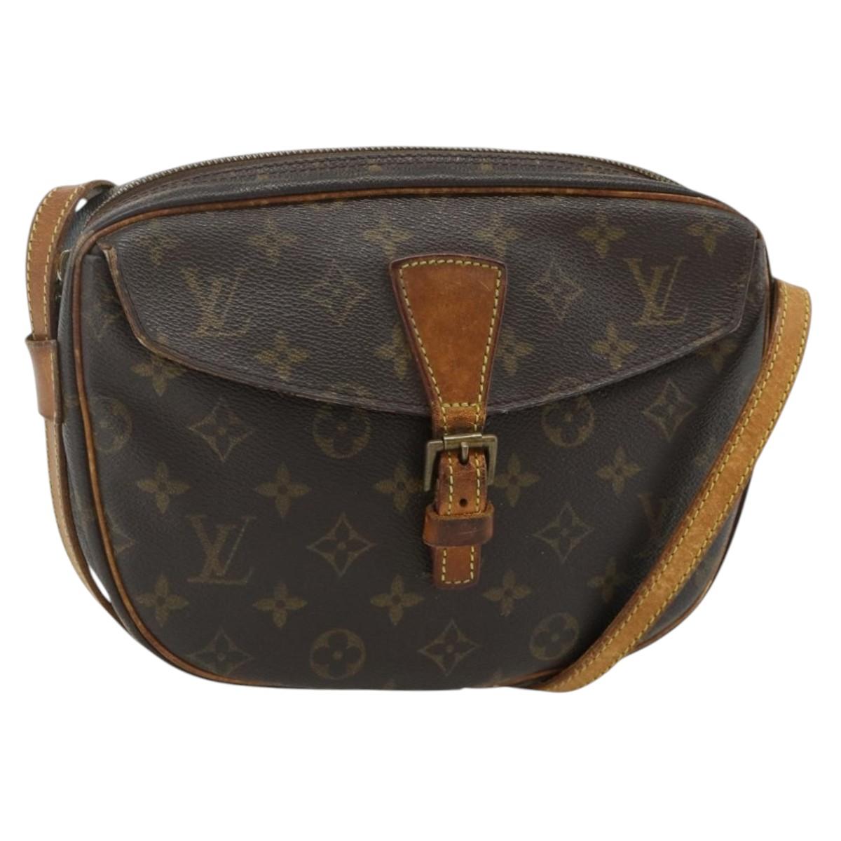 LOUIS VUITTON Monogram Jeune Fille MM Shoulder Bag M51226 LV Auth BA12321