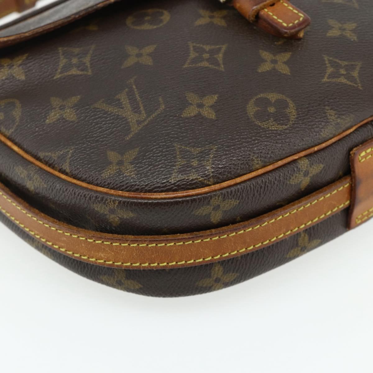 LOUIS VUITTON Monogram Jeune Fille MM Shoulder Bag M51226 LV Auth BA12321