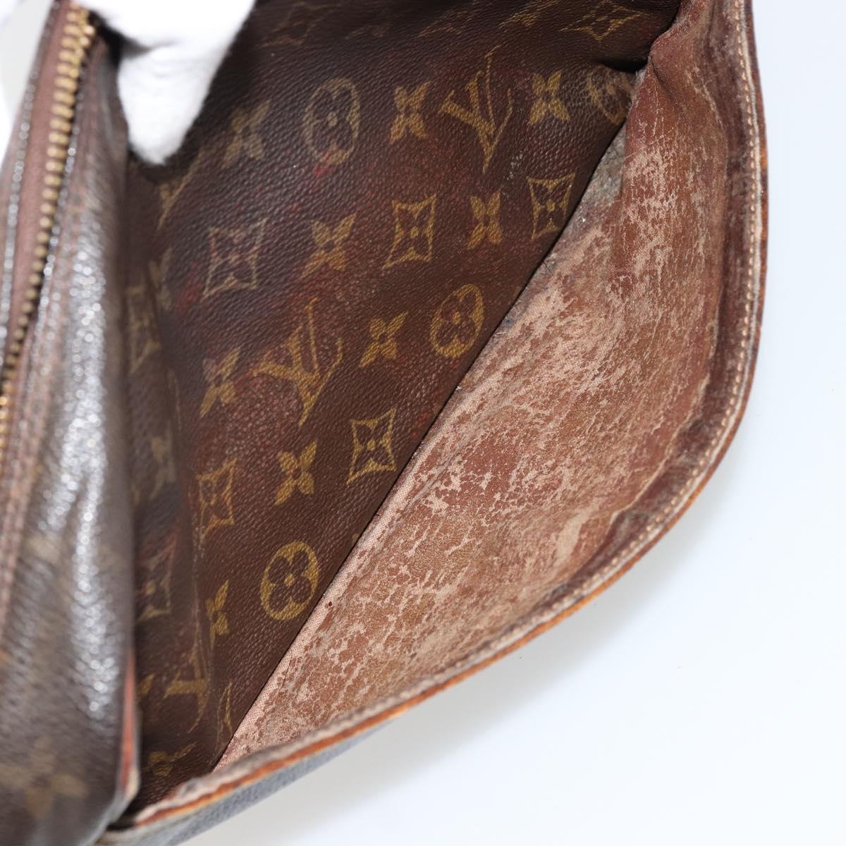 LOUIS VUITTON Monogram Compiegne 28 Clutch Bag M51845 LV Auth BA12322