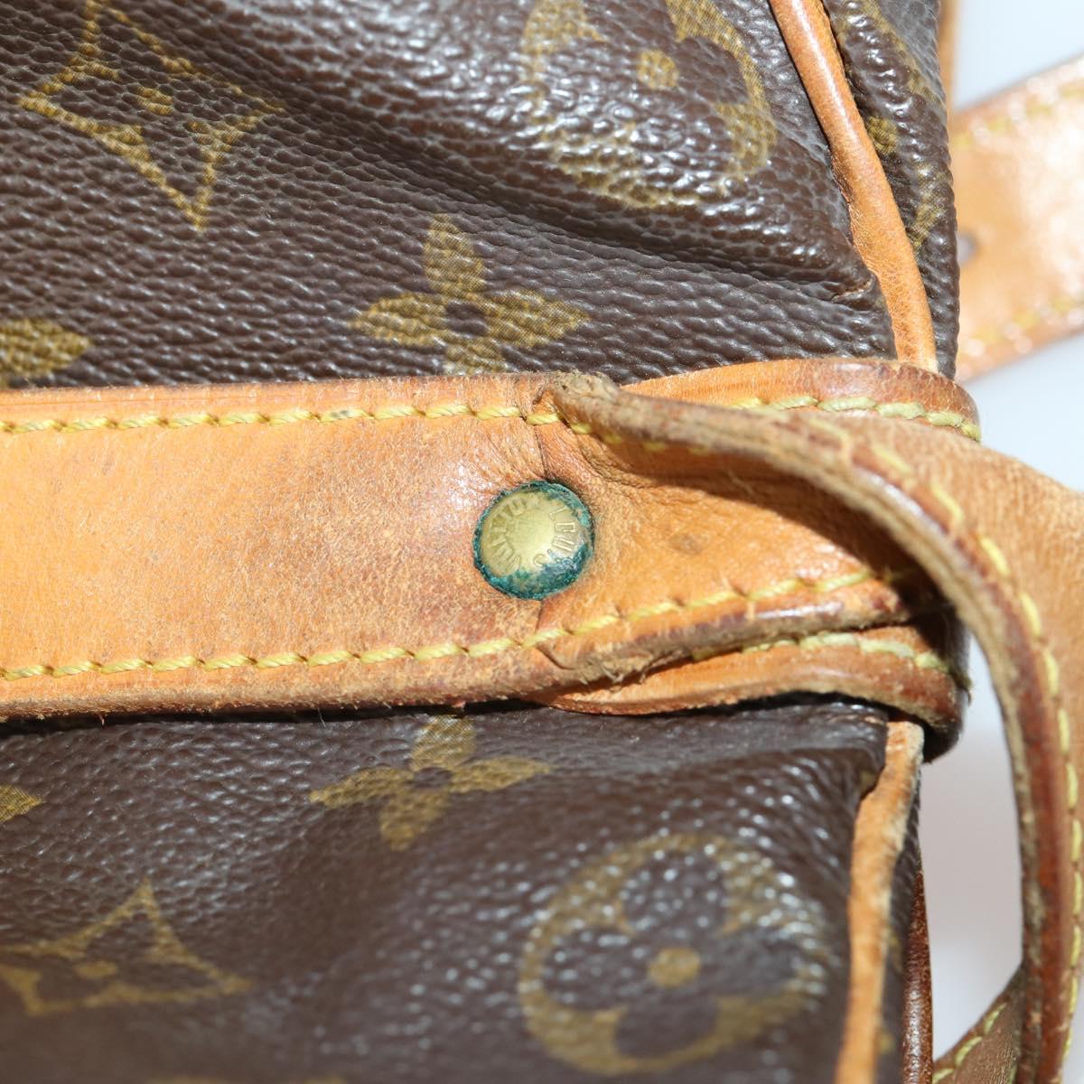 LOUIS VUITTON Monogram Saumur 35 Shoulder Bag M42254 LV Auth BA12326