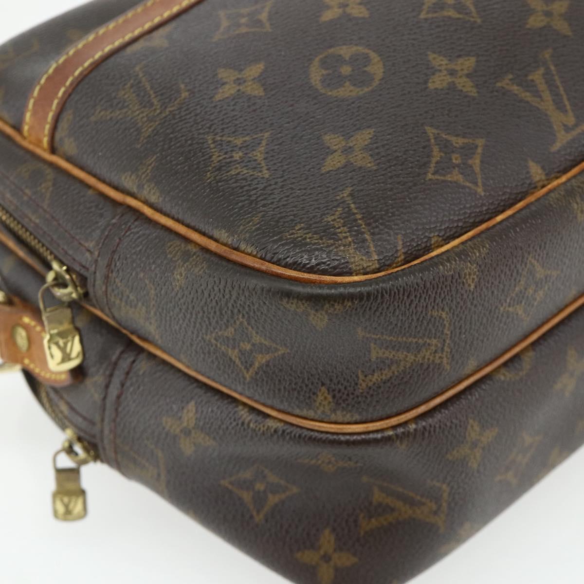 LOUIS VUITTON Monogram Reporter PM Shoulder Bag M45254 LV Auth BA12331