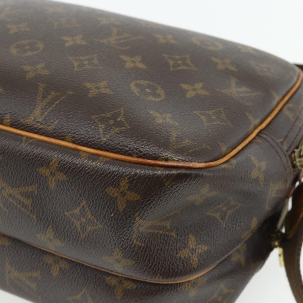 LOUIS VUITTON Monogram Reporter PM Shoulder Bag M45254 LV Auth BA12331