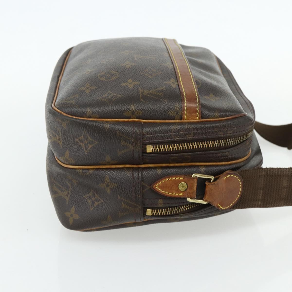 LOUIS VUITTON Monogram Reporter PM Shoulder Bag M45254 LV Auth BA12331