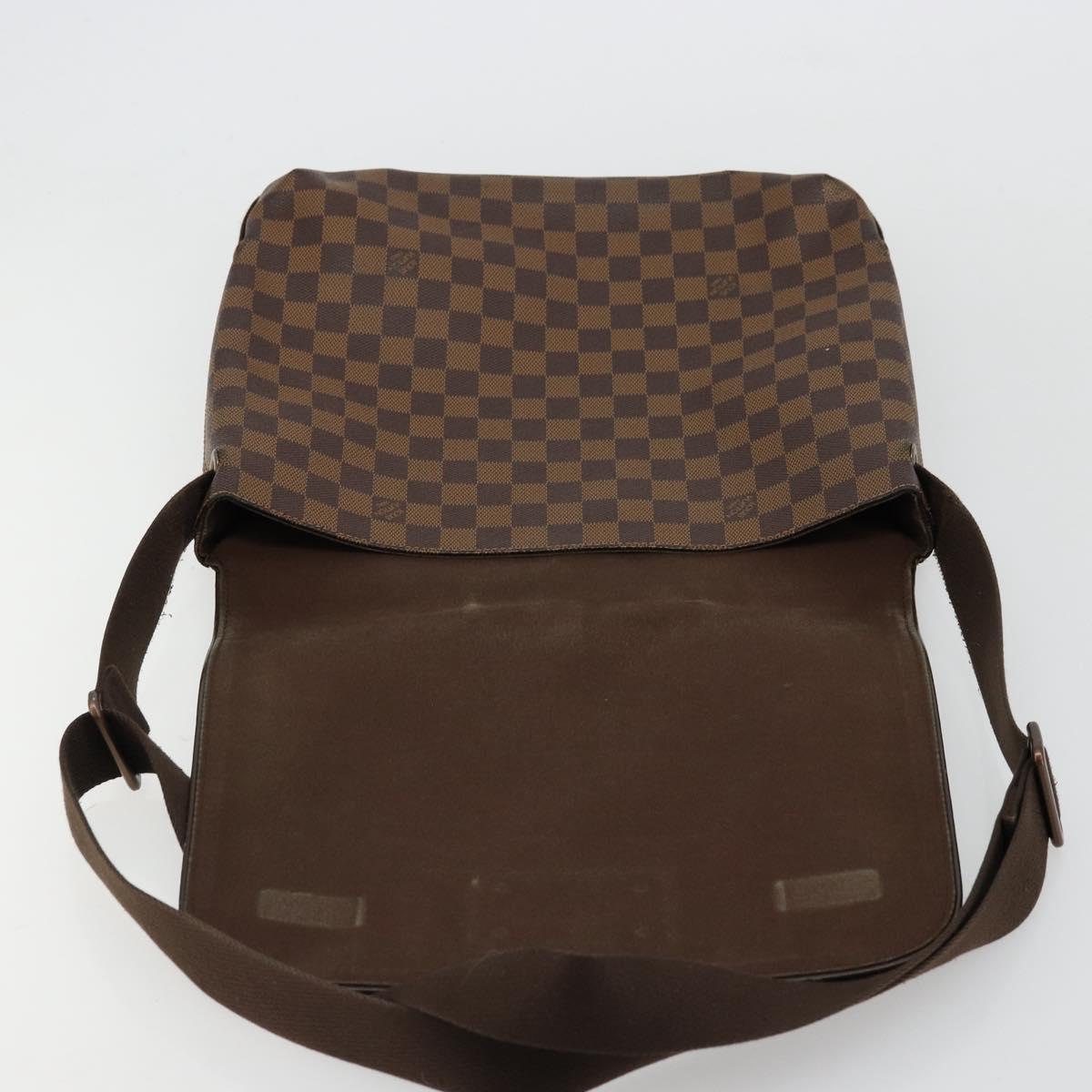 LOUIS VUITTON Damier Ebene Brooklyn PM Shoulder Bag N51210 LV Auth BA12333