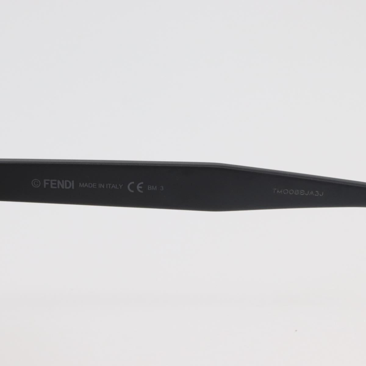 FENDI Sunglasses plastic Gray Auth BA12341