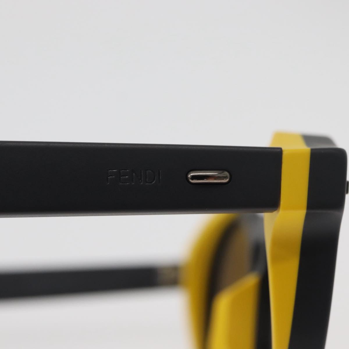 FENDI Sunglasses plastic Gray Auth BA12341