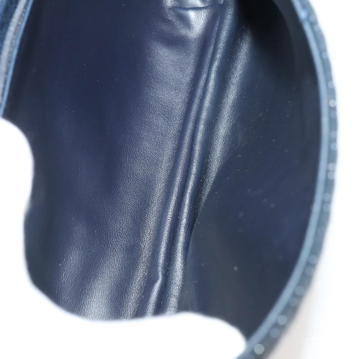 BALLY Shoulder Bag Leather 3 Set Navy Black Brown Auth BA12350