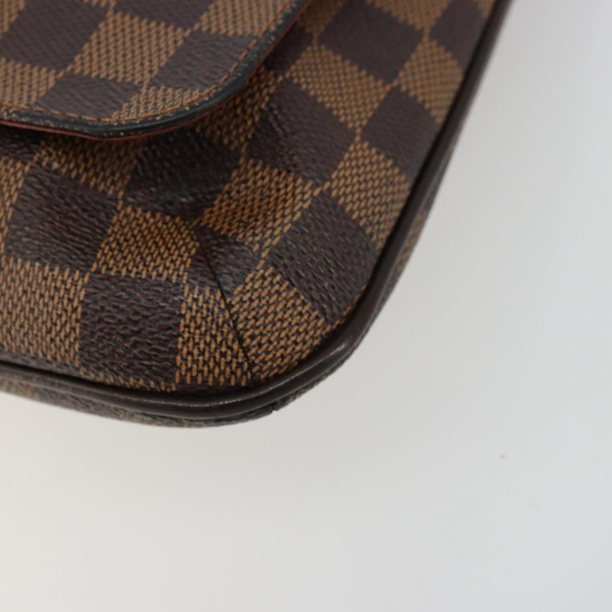 LOUIS VUITTON Damier Ebene Musette Salsa Long Shoulder Bag N51300 Auth BA12352