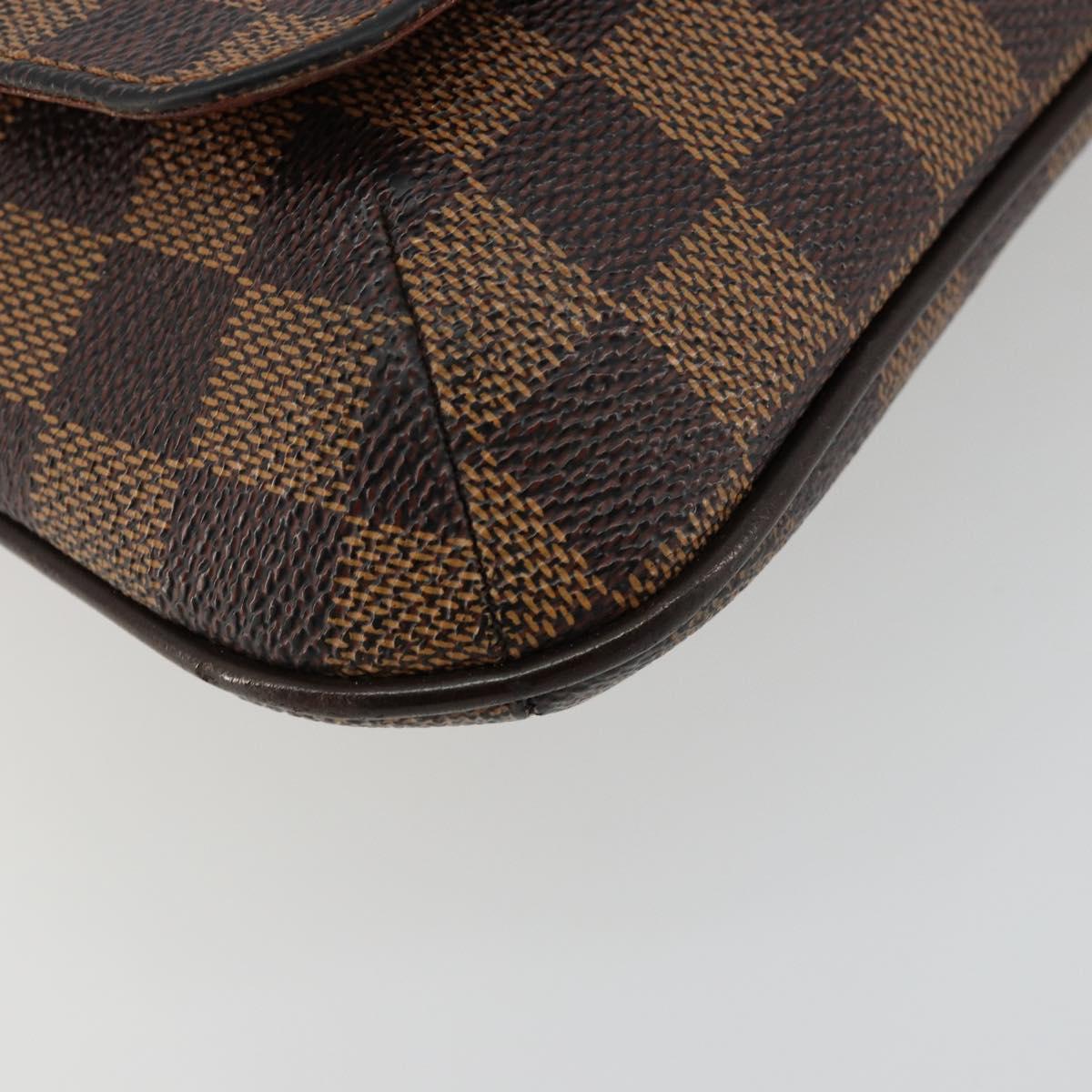 LOUIS VUITTON Damier Ebene Musette Salsa Long Shoulder Bag N51300 Auth BA12352