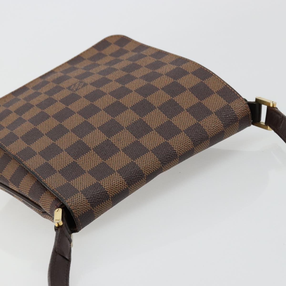 LOUIS VUITTON Damier Ebene Musette Salsa Long Shoulder Bag N51300 Auth BA12352