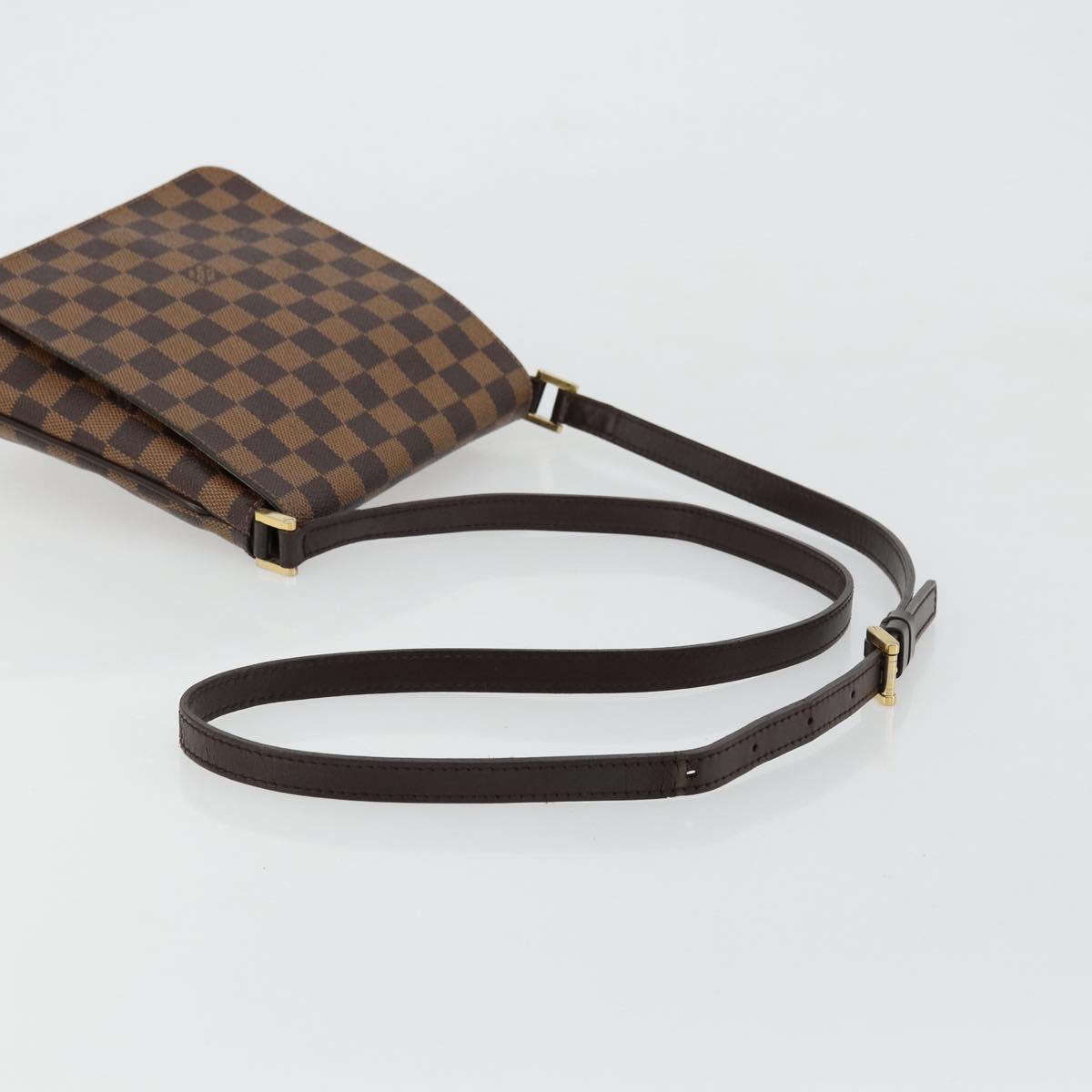 LOUIS VUITTON Damier Ebene Musette Salsa Long Shoulder Bag N51300 Auth BA12352