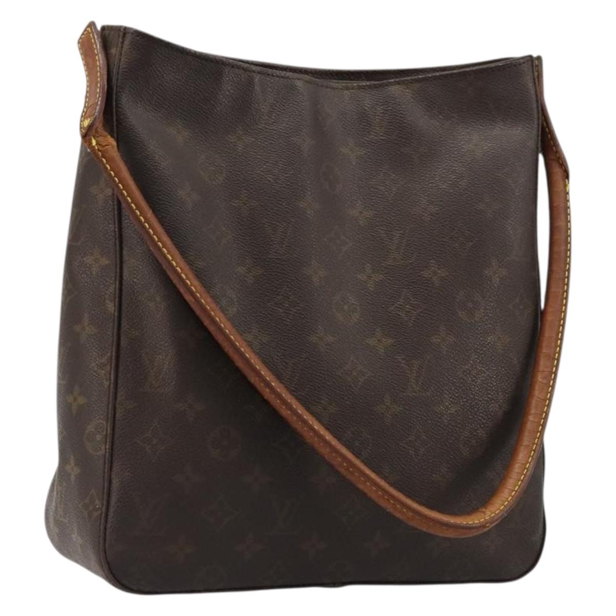 LOUIS VUITTON Monogram Looping GM Shoulder Bag M51145 LV Auth BA12353