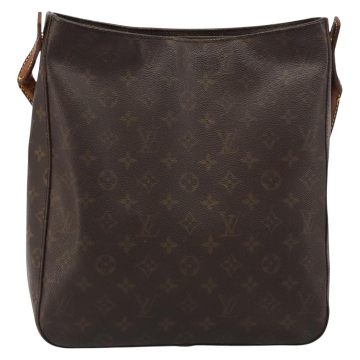LOUIS VUITTON Monogram Looping GM Shoulder Bag M51145 LV Auth BA12353
