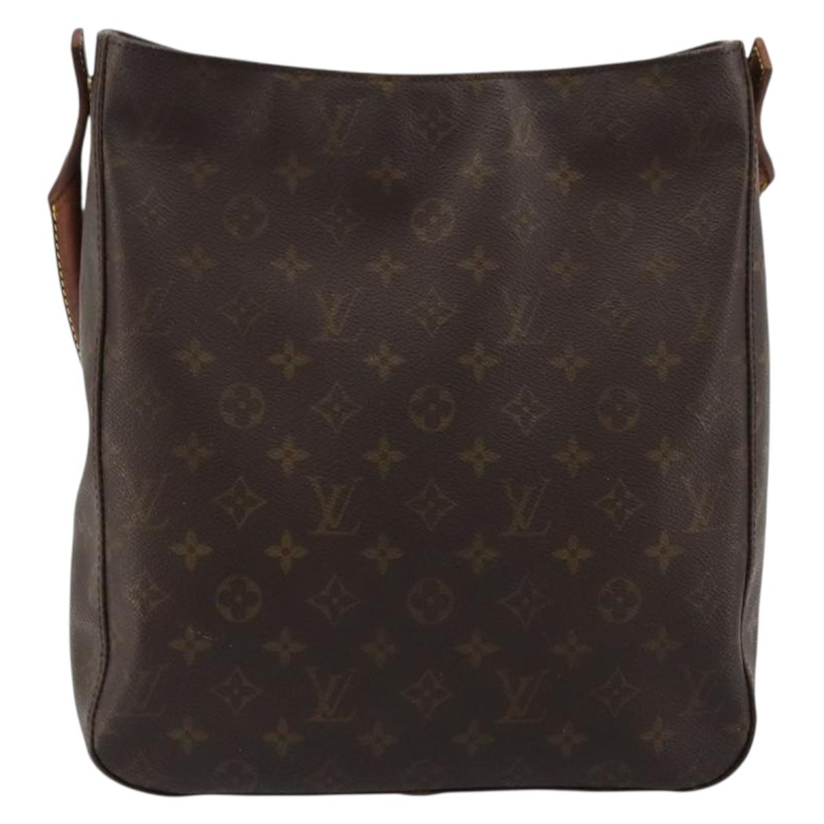 LOUIS VUITTON Monogram Looping GM Shoulder Bag M51145 LV Auth BA12353