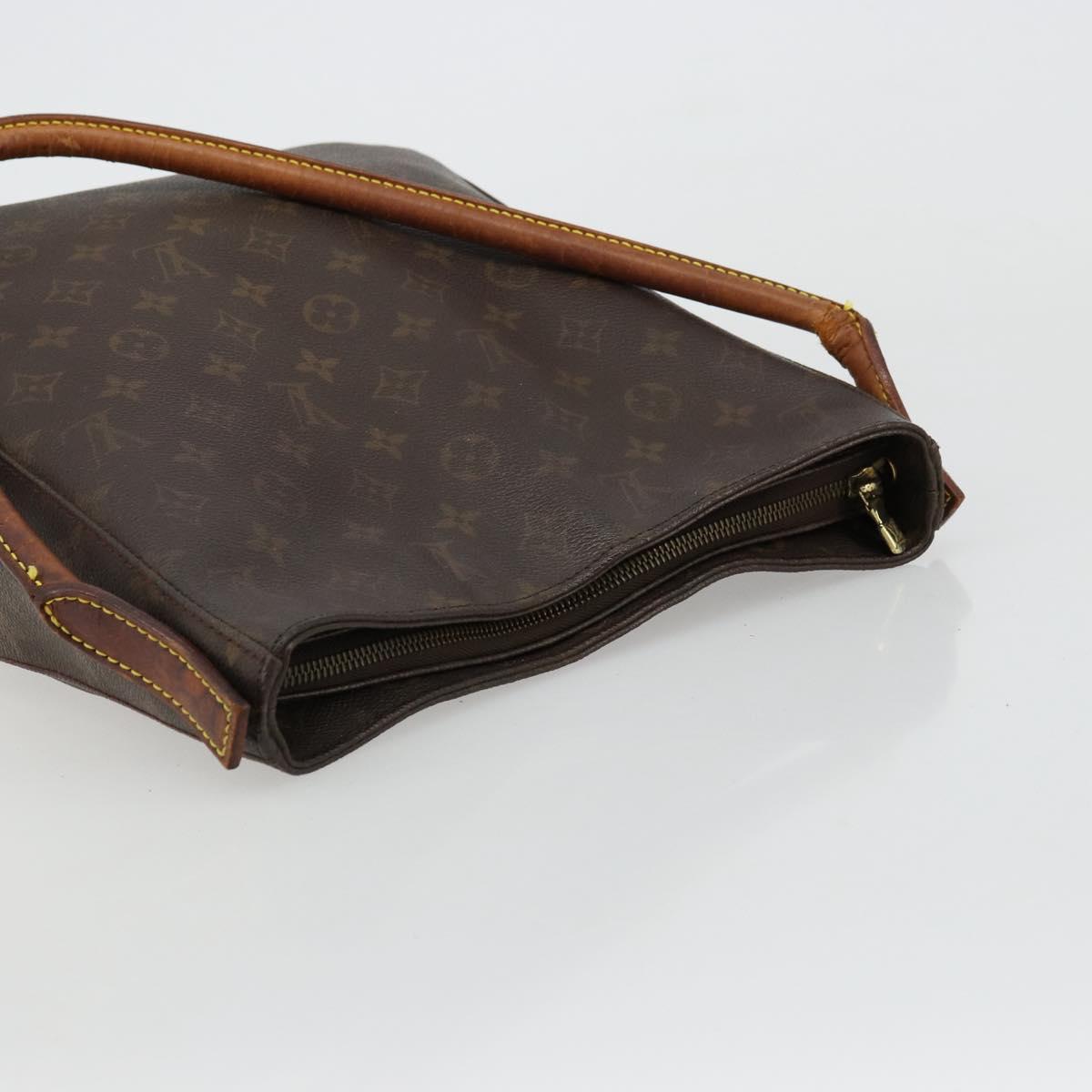 LOUIS VUITTON Monogram Looping GM Shoulder Bag M51145 LV Auth BA12353