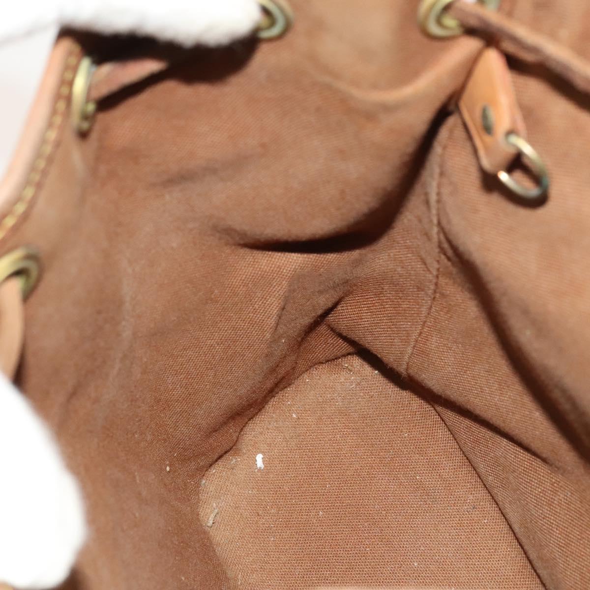 LOUIS VUITTON Monogram Montsouris PM Backpack M51137 LV Auth BA1236