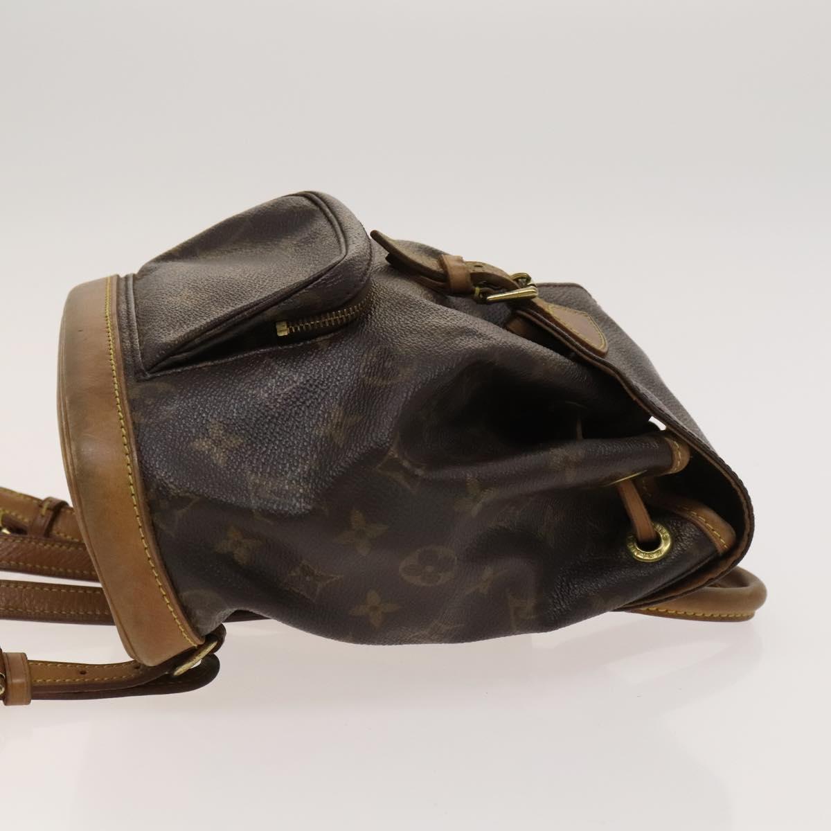LOUIS VUITTON Monogram Montsouris PM Backpack M51137 LV Auth BA1236