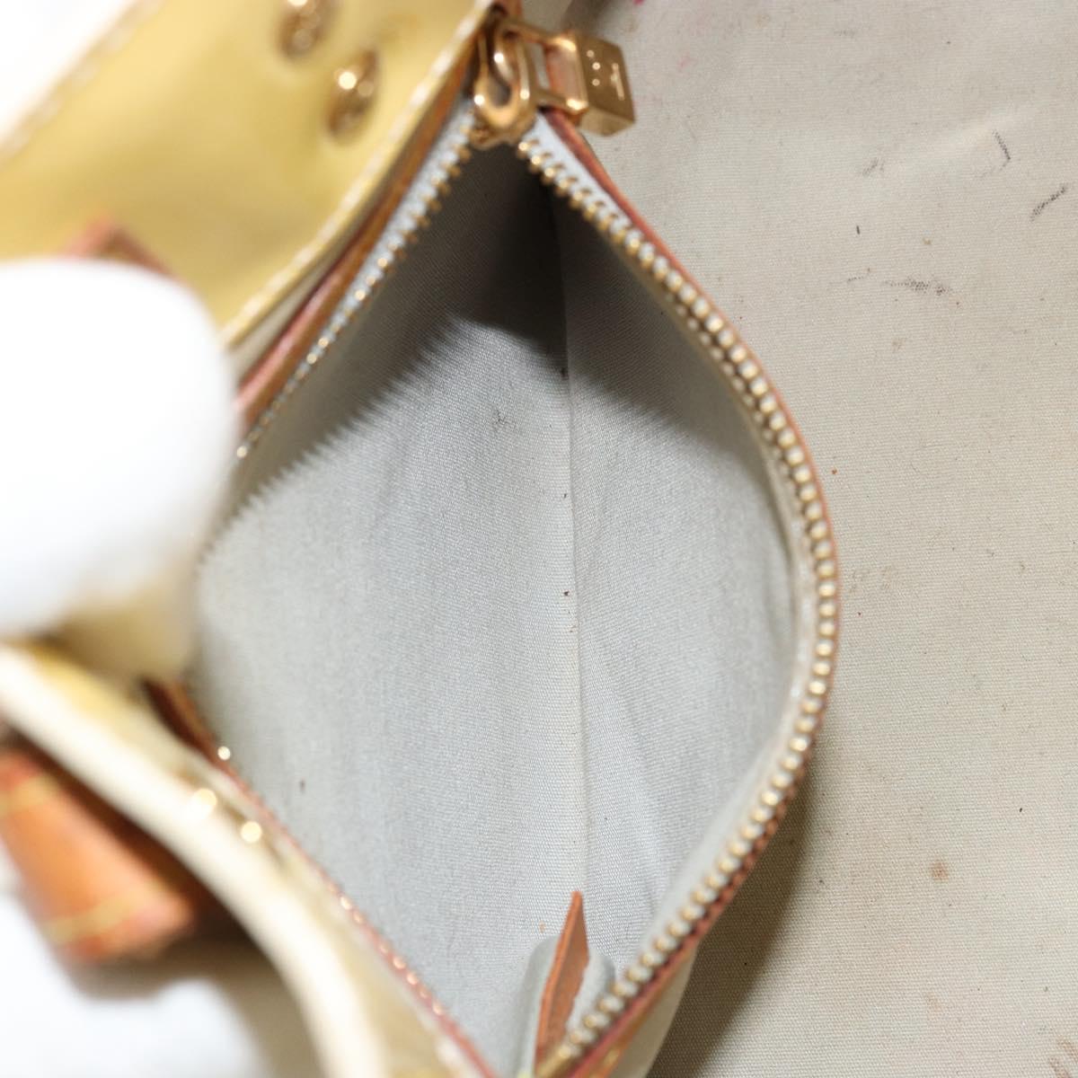 LOUIS VUITTON Monogram Vernis Reade PM Hand Bag Gris M91145 LV Auth BA12366