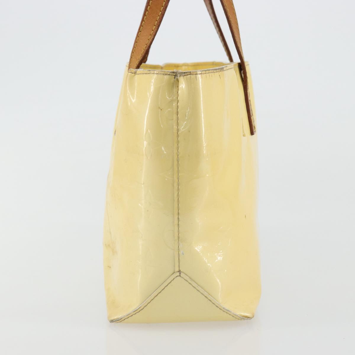 LOUIS VUITTON Monogram Vernis Reade PM Hand Bag Gris M91145 LV Auth BA12366