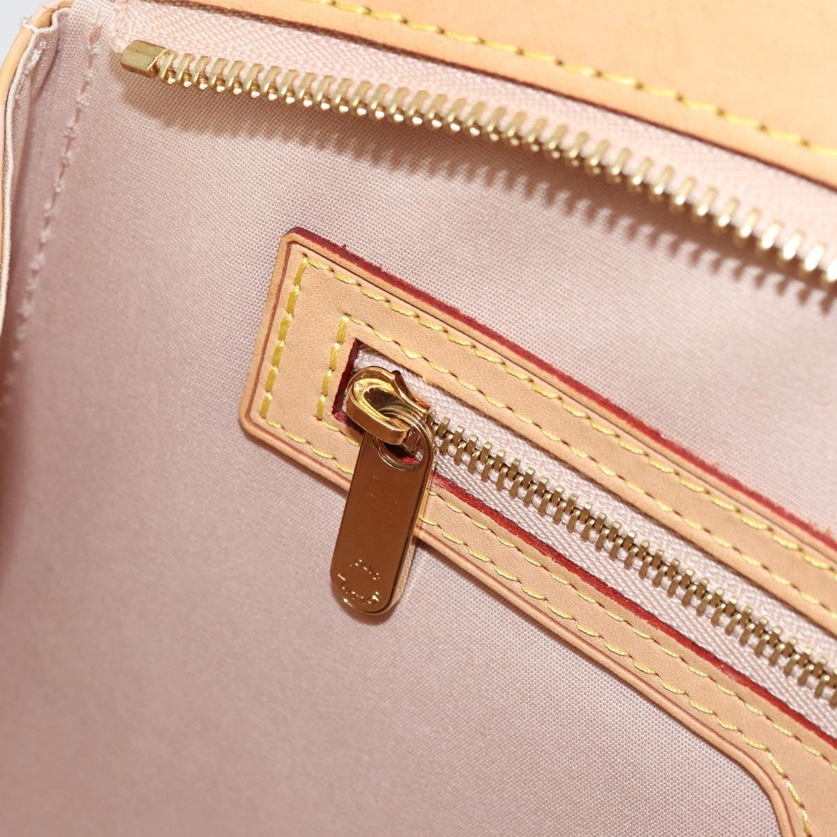 LOUIS VUITTON Vernis Blair MM Hand Bag 2way Rose Florentin M91621 Auth BA12384