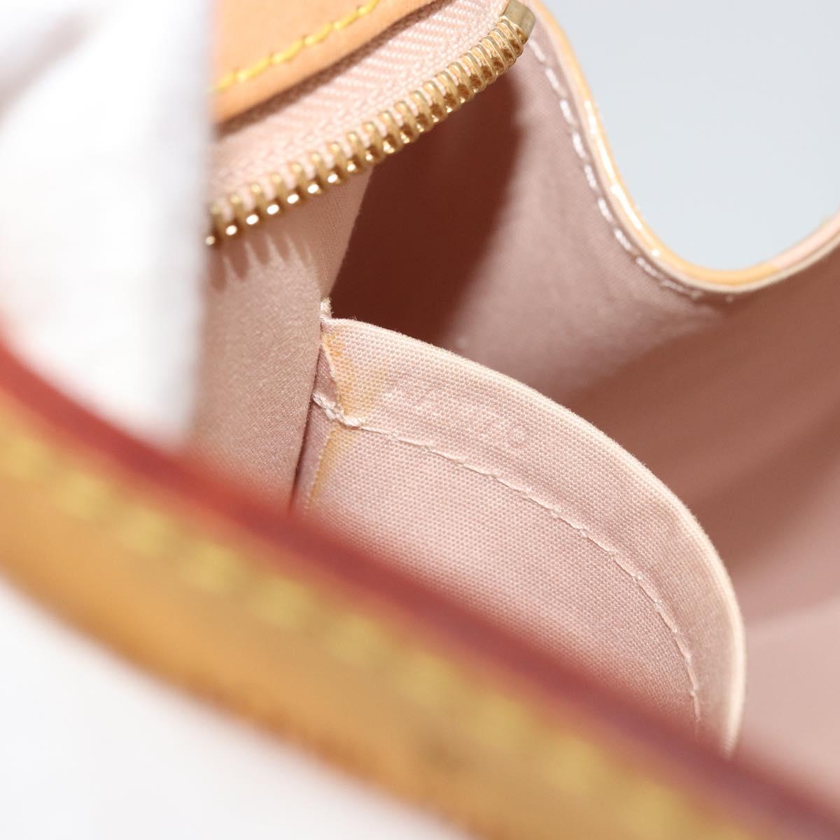 LOUIS VUITTON Vernis Blair MM Hand Bag 2way Rose Florentin M91621 Auth BA12384