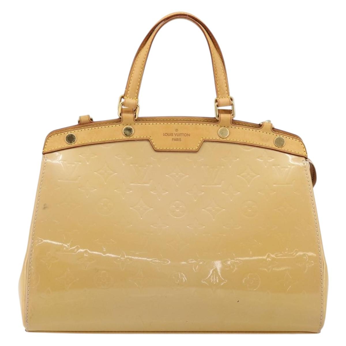 LOUIS VUITTON Vernis Blair MM Hand Bag 2way Rose Florentin M91621 Auth BA12384