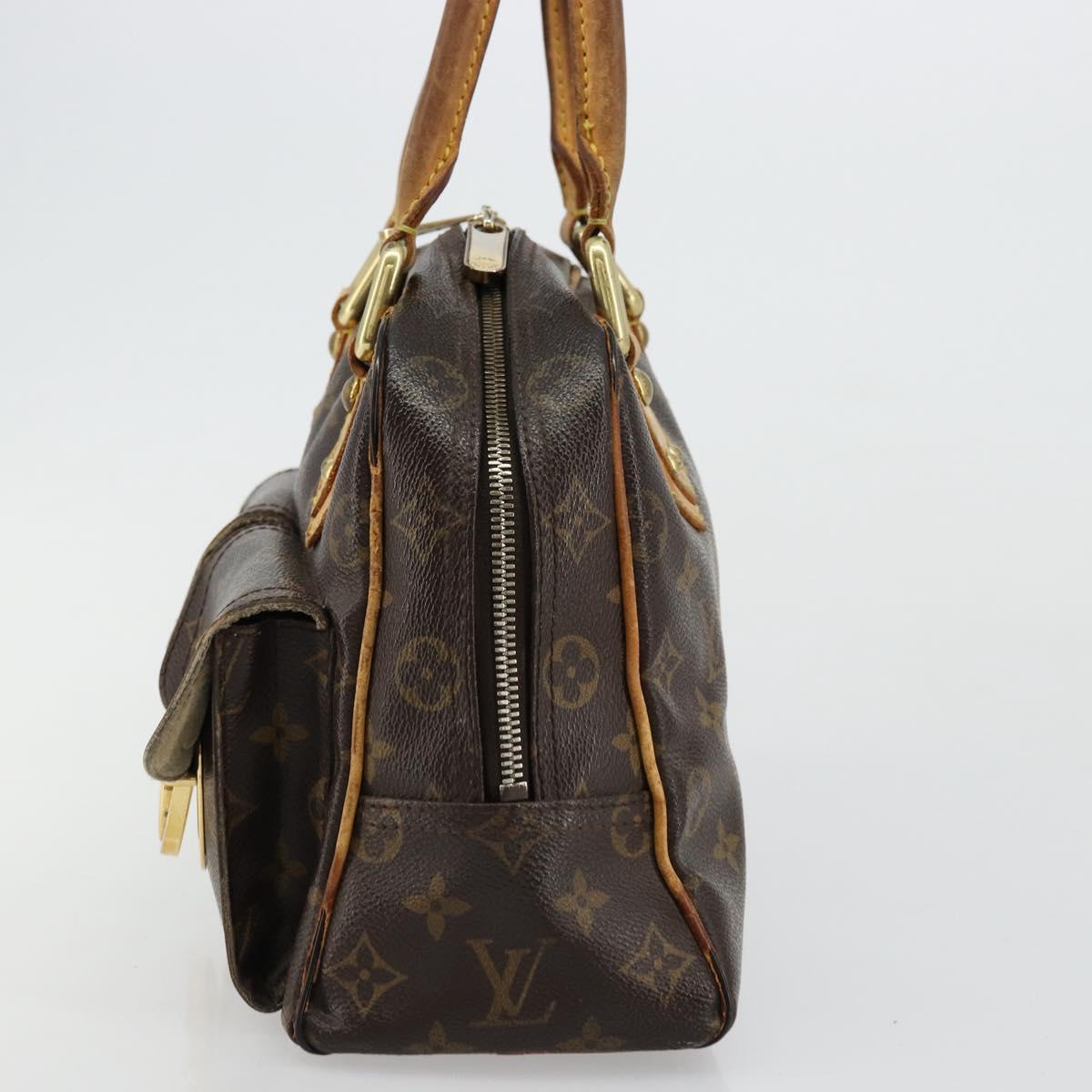 LOUIS VUITTON Monogram Manhattan PM Hand Bag M40026 LV Auth BA12388