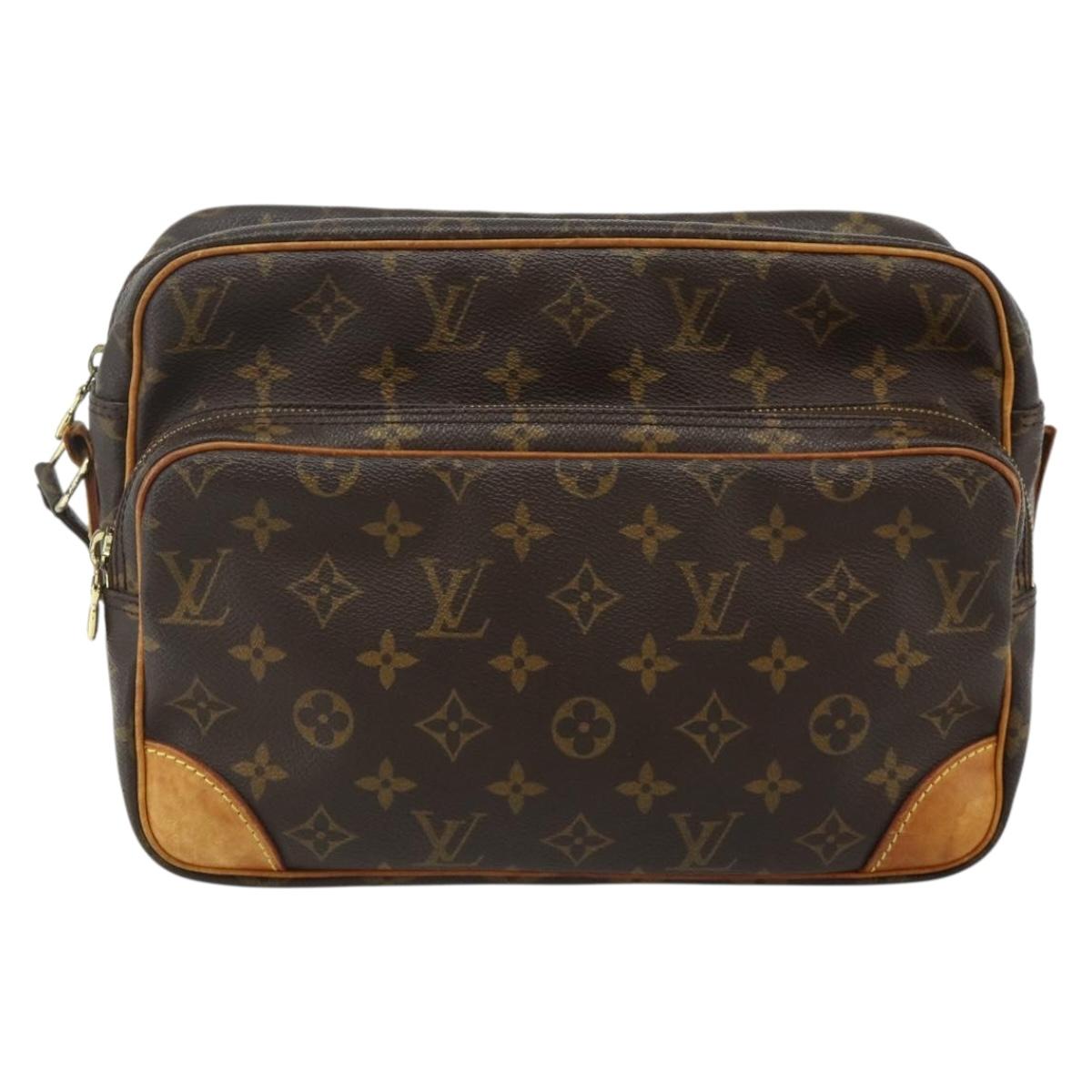 LOUIS VUITTON Monogram Nile Shoulder Bag M45244 LV Auth BA12389