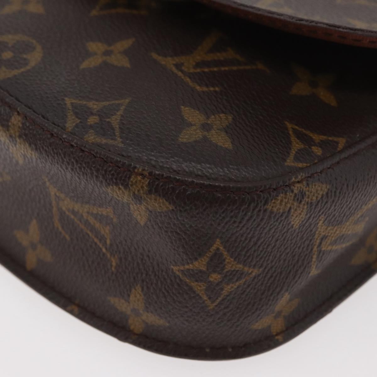 LOUIS VUITTON Monogram Saint Cloud PM Shoulder Bag M51244 LV Auth BA12390