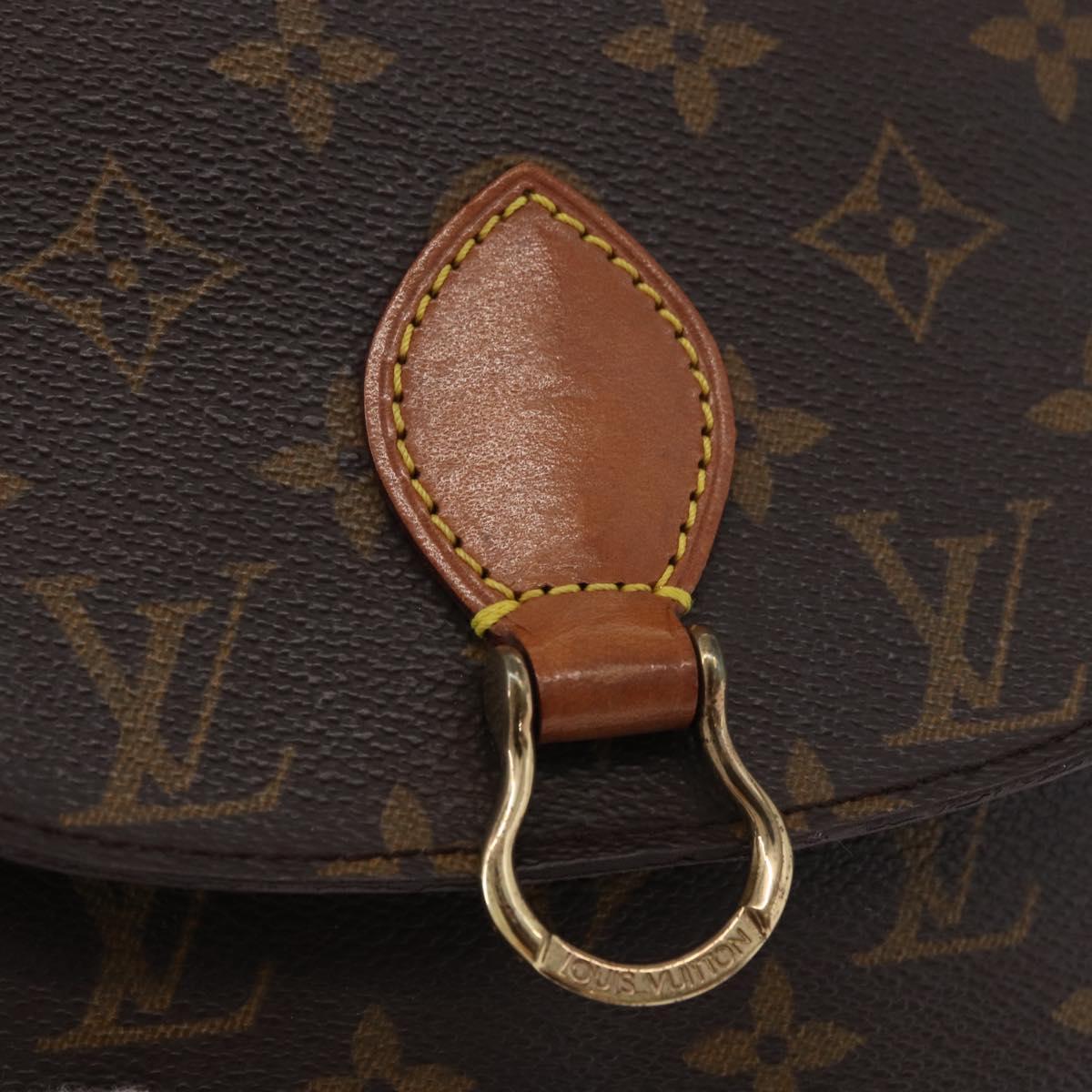 LOUIS VUITTON Monogram Saint Cloud PM Shoulder Bag M51244 LV Auth BA12390