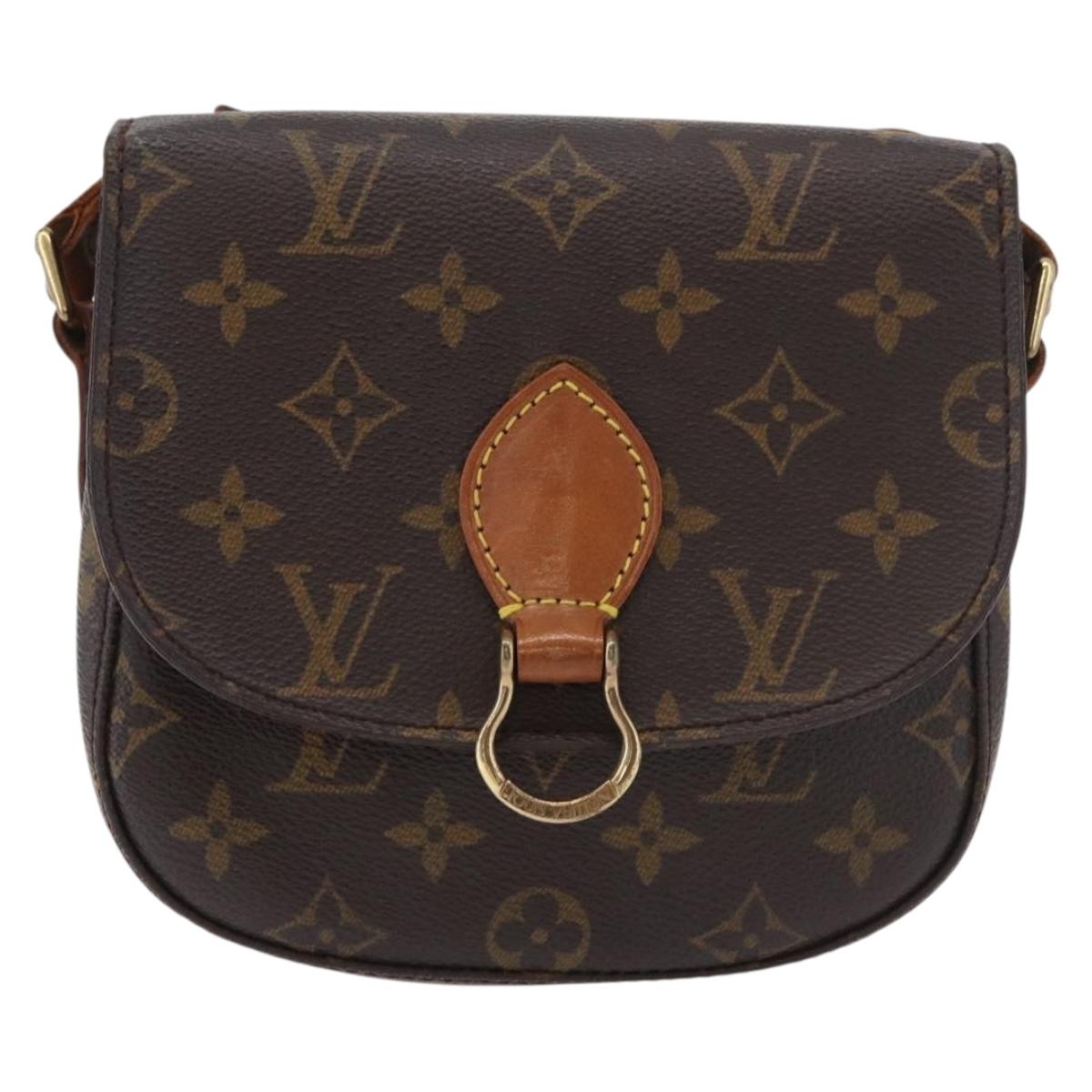 LOUIS VUITTON Monogram Saint Cloud PM Shoulder Bag M51244 LV Auth BA12390