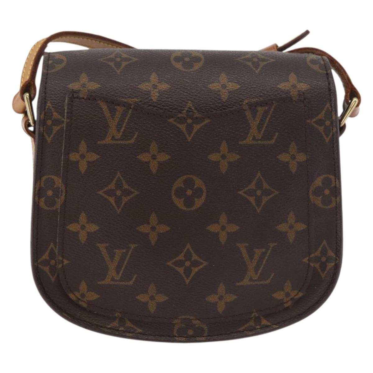 LOUIS VUITTON Monogram Saint Cloud PM Shoulder Bag M51244 LV Auth BA12390